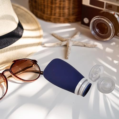 Travel Bottles for Toiletries, TSA Approved 3oz Leak Proof Silicone Refillable - Image 3