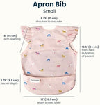 Tiny Twinkle Mess Proof Baby Bibs | 2 Pack Waterproof Toddler Bib - Image 5