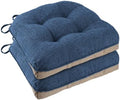 Chair Cushions for Dining Chairs Set of 2, Royal Blue by FlyGulls