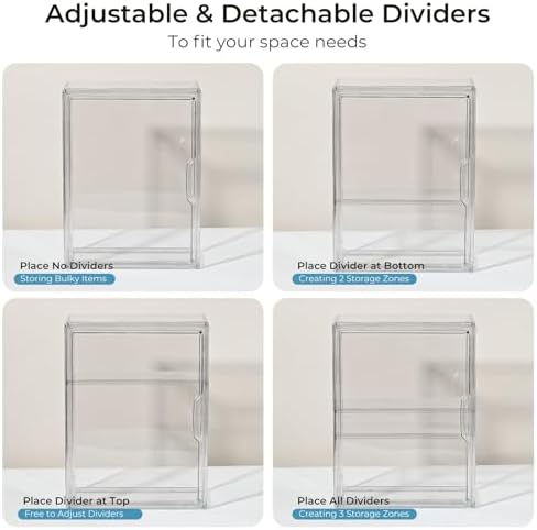 Baby Bottle Organizer – Large Adhesive Wall-Mount 3 Tier Adjustable Acrylic - Image 6