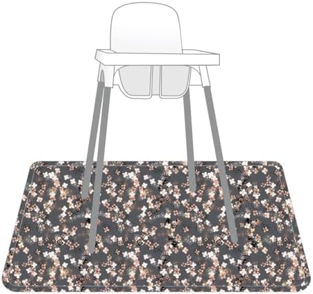 BapronBaby Ditsy Floral Waterproof Splash Mat Catch All Floor Cover - Image 3