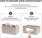 MiniArk Large Storage Baskets for Shelves, Baby Nursery, Toy Baskets Box - Image 7