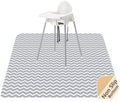 Baby Splat Mat for Under High Chair, 51 x 51 Inch Splash Mat, Waterproof and by WOMUMON