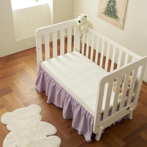 Crib Skirt Dust Ruffle 14" Drop - Image 5