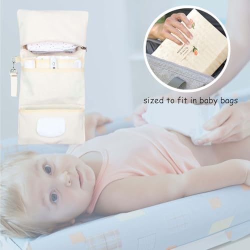 MODAKIDS Baby Bag Organizer, Waterproof Mini Diaper, Foldable Mom Travel Set - Image 3