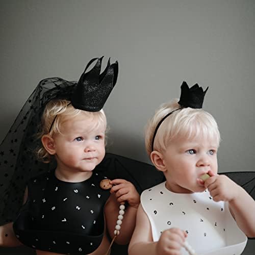 mushie Silicone Baby Bib | Adjustable Fit Waterproof Bibs - Image 3