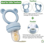 Silicone Baby Fruit Food Feeder & Mini Freezer Nibble Tray, Breastmilk Popsicle - Image 5