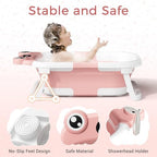BUNWAG Baby Bathtub, Collapsible Newborn Bathtub - Image 2