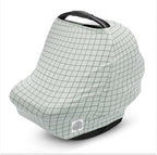 Parker Baby Co Multi-Use Cover Carseat Cover Nursing Cover: Sage Windowpane by ParkerBabyCo