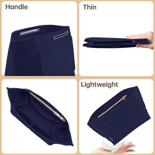 OPPOSHE Purse Organizer Insert for Longchamp Le Pliage, Premium Felt Long Champ - Image 6