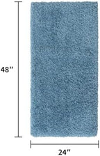 ILANGO Bathroom Rugs 48" × 24", Extra Soft Absorbent Microfiber Bath Rugs - Image 2