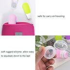 Mziart Travel Bottles for Toiletries, 2.7oz Silicone Travel Size Containers - Image 7