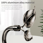 HIKMLK Leaf Shaped Curtain Tieback Holdbacks 2pcs, Handmade Metal Curtain Side - Image 2
