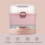 Toyvian Baby Bottle Storage Box Portable Milk Bottle Case - Image 6