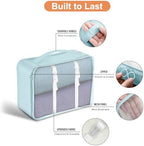 Packing Cubes for Travel- 8 Set Luggage Organizer Bags for Family, Mesh - Image 4