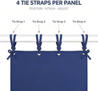 MATISUN Crib Rail Cover, 5cm Foam Panels, 3 Long 3 Short Foldable Panels - Image 5