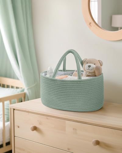 Maliton Diaper Caddy Organizer for Baby, Portable Diaper Storage Organizer for - Image 5