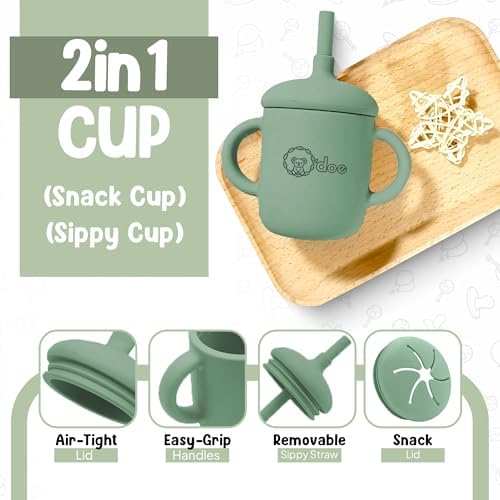 O'doe™ Silicone Baby Feeding Set, 17-Piece Baby Weaning Set BPA-Free - Image 6