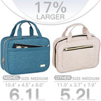NISHEL Travel Toiletry Bag for women, Portable Hanging makeup Organizer - Image 3