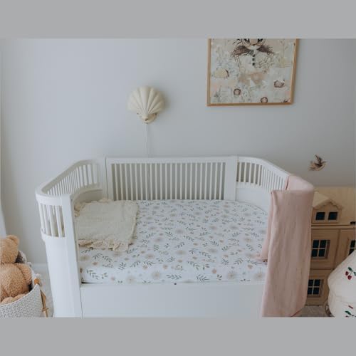 Dreamology Crib Sheets Cotton, 100% Cotton Fitted Crib Sheet, 2 Pack - Image 6