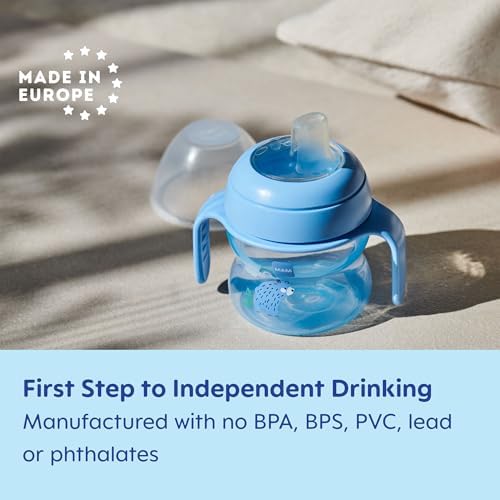 MAM Starter Sippy Cup, Extra-Soft Spill-Free Spout 4+ Months, 5 Ounces - Image 2