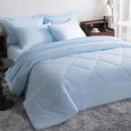 NTBAY Queen Microfiber Bed in a Bag, Comforter Set by NTBAY