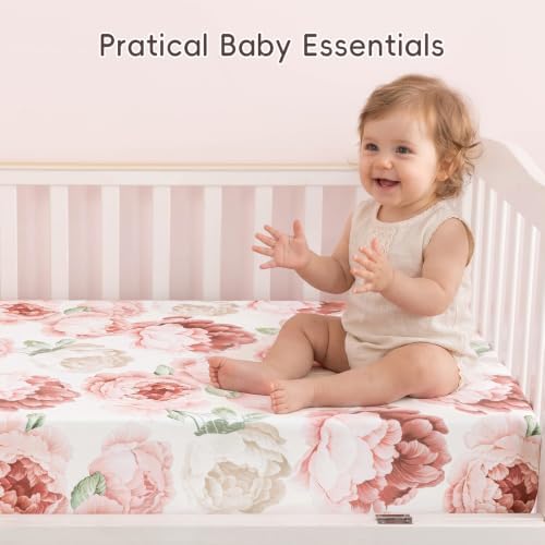 david's kids 3 Pack Mini Crib Sheets, Soft Breathable Premium Pack N Play Sheets - Image 5