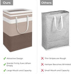 HomeHacks 2 Pack Large Laundry Baskets, Laundry Hampers Bags - Image 3