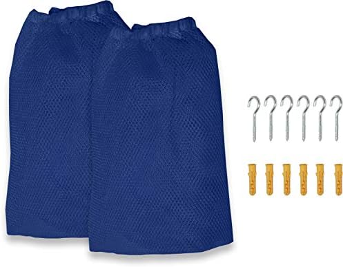 Simple Houseware 2 Pack Stuffed Animal Toy Hammock Net, Dark Blue - Image 5