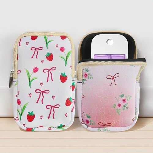 2PCS Hand Sanitizer Spray Case Hand Sanitizer Holder, Mini Zippered Pouch - Image 4