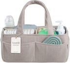 PUTSKA Baby Diaper Caddy Organizer, Nursery Basket by Putska