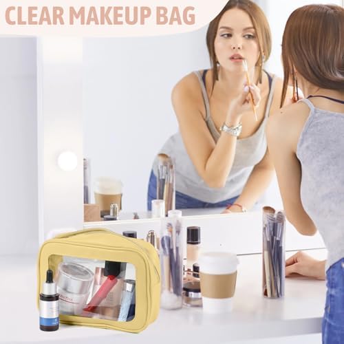YOPCDJ 3PCS Clear Toiletry Bag, TSA Approved Travel Pouch - Image 2