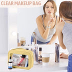 YOPCDJ 3PCS Clear Toiletry Bag, TSA Approved Travel Pouch - Image 2