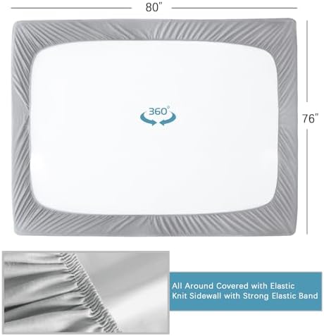 King Mattress Protector Waterproof Fitted - Image 5