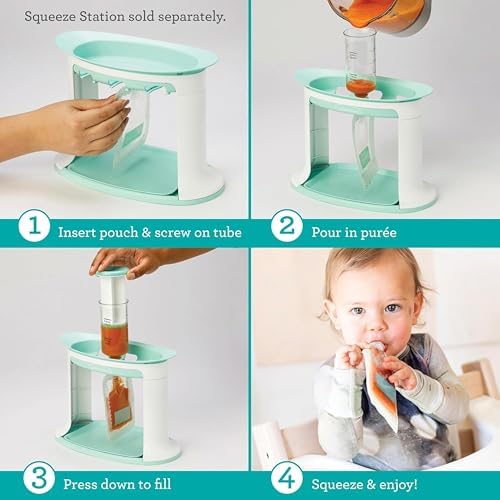 Infantino Reusable Squeeze Pouches, 3.5 oz - Image 3