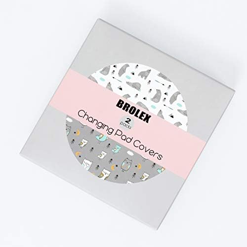 Stretchy Changing Pad Covers BROLEX Changing Table Cover - Image 2