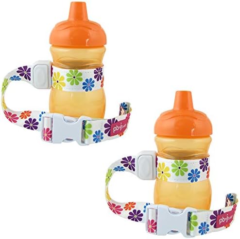 PBnJ Baby SippyPal Sippy Cup Holder Strap Accessory Tether, 2 Pack by PBnJbaby