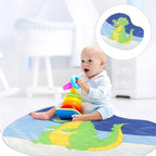 Non-Slip Play Mat for High Chair Floor Protection Splash-Resistant Rug - Image 3