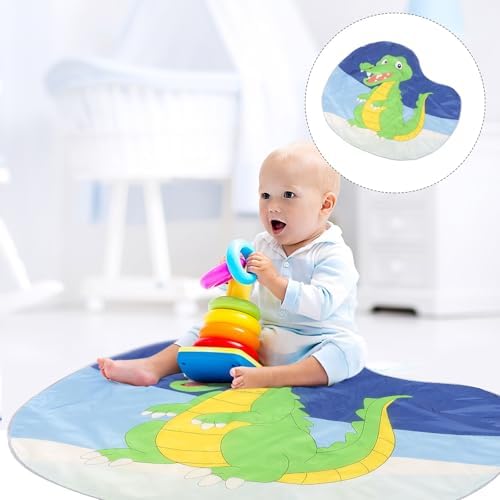Non-Slip Play Mat for High Chair Floor Protection Splash-Resistant Rug - Image 3