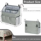 Loghot Bedside Caddy Organizer Bed Storage Bag - Image 3