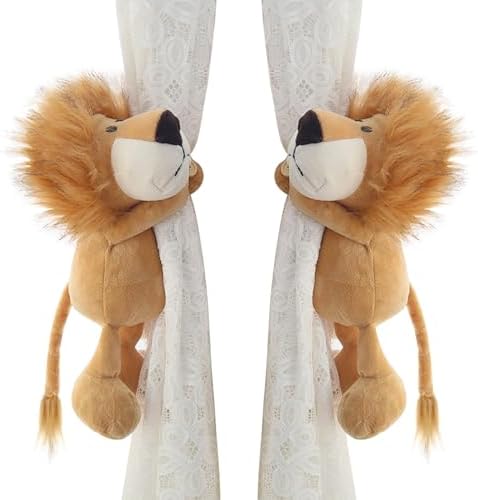 1 Pair Cute Animal Curtain Tiebacks Holdbacks Buckle Hook Fastener Cartoon by Unknown