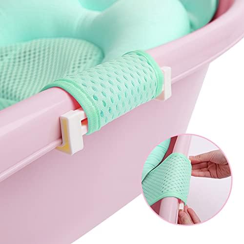 Baby Flotation Bath Cushion Infant Bath Seat Support Net Newborn Bathtub Mesh - Image 5