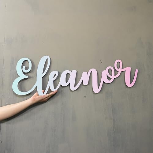 Custom Wood Name Sign For Nursery, 1/3 INCH THICKNESS, Boho Nursery Sign - Image 3