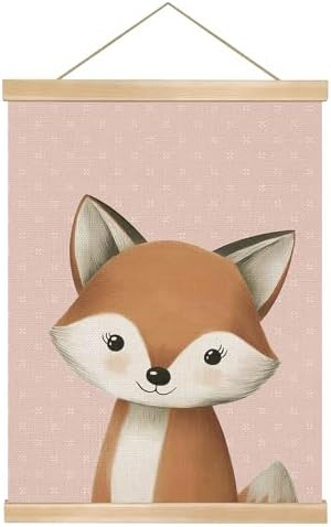 You found a duck Cute Fox Wall Art Decor, Woodland Animal Wall Hanging Decor by You+found+a+duck
