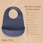 Silicone Bibs For Babies- BPA-Free Waterproof Bib - Image 2