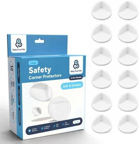 Baby Proof Me 12 Large Table Corner Protectors by BabyProofMe