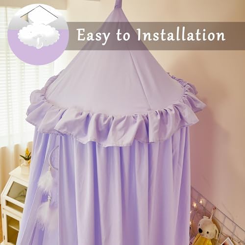 Princess Decor Canopy for Kids Bed, Soft and Durable Bed Canopy for Girls Room - Image 5