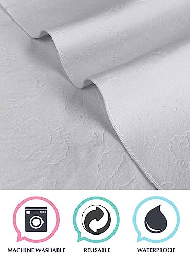American Baby Company 2 Pack Waterproof Flat Crib Mattress Pad Cover 52x28 - Image 2