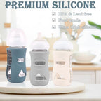 3 Pack Silicone Sleeves for Avent Natural Glass Baby Bottles 8 oz - Image 6