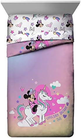 Disney Minnie Mouse Full Size Comforter Set 7 Piece Kids Bedding - Image 2